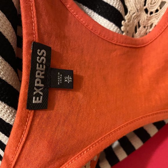 Express Sequin Tank Top with Lace Detail - Picture 2 of 2